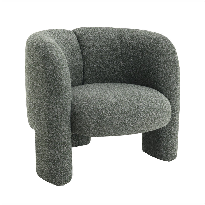 Chaise d'appoint en tweed