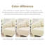 Canapé modulaire en L convertible 3 places avec accoudoirs en forme de coquillage et repose-pieds amovible Boucle-119398173