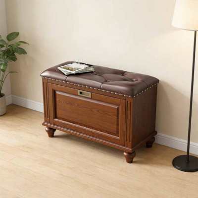 American style storage shoe storage bench