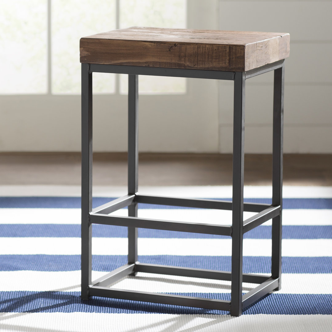 Solid Wood Bar & Counter Stool Greyleigh™ Seat 