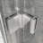 Pivot Shower Doors, 30" W X 72" H Frameless Bi-Fold Swing Shower Door,1/4" (6Mm) Clear Tempered Glass, Chrome Finish Hardware, Reversible Installation