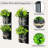 Wall Hanging Decor, Faux Plants With Rustic Metal Planters And Wood For Indoor Wall Decor, Artificial Greenery Plants Wall Art For Modern Farmhouse Living Room