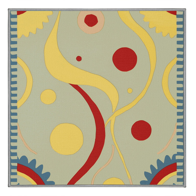 Tapis rétro, Carré 8 pi