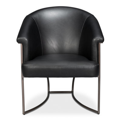 Chaise en cuir Nagel