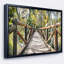 Pont en bois dans la forêt - reproduction de photo-34271137-34271361