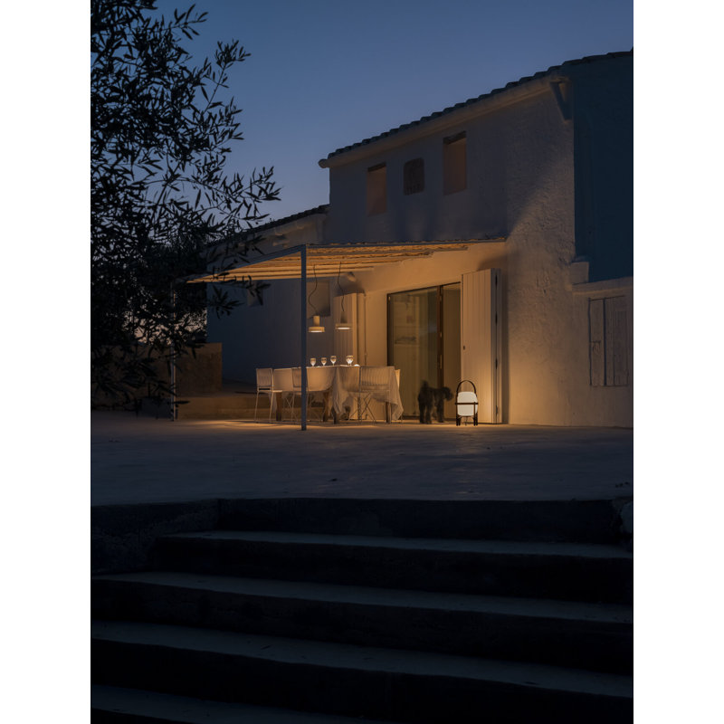 Cesta Exterior Table, Matte Black