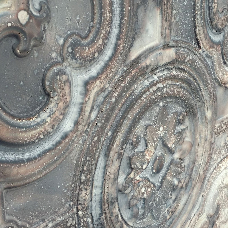 Tuile de plafond en faux-cercles à poser ou à coller avec cercles classiques - 24 po x 24 po