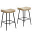Tabourets de bar rembourrés sans dossier de 26 po-605070422-608381912