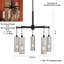 Lustre cylindrique unique à 5 lumières Rennen
