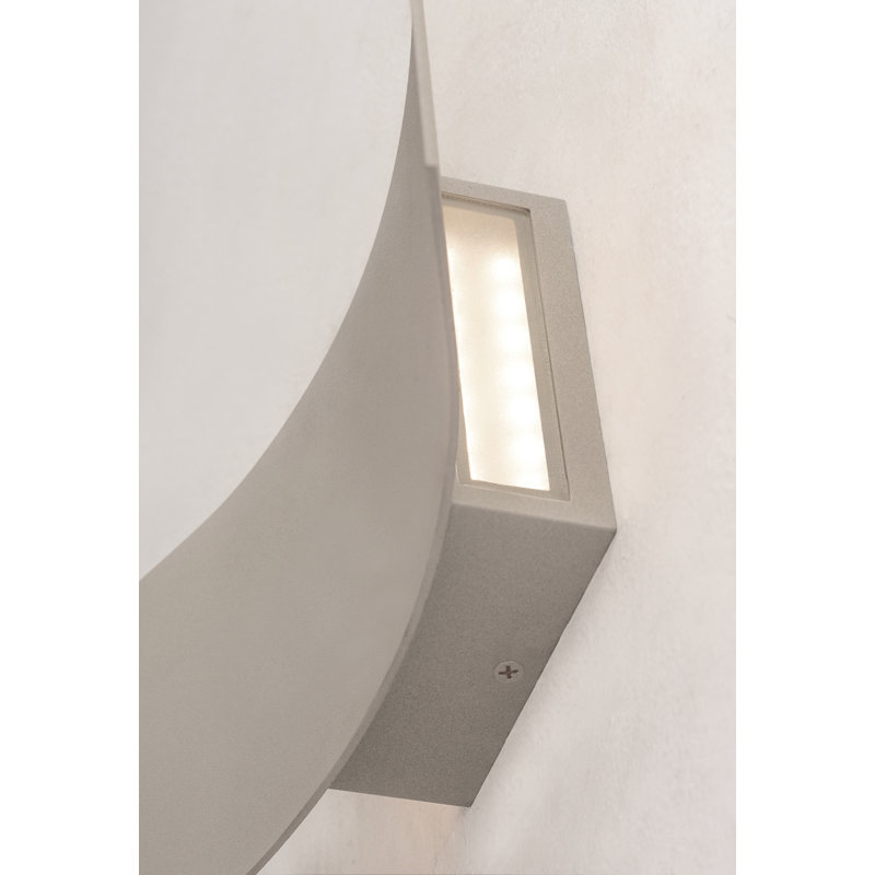 Elnaz LED Wall Light, Gray, 24, 18" H x 5" W x 2.75" 