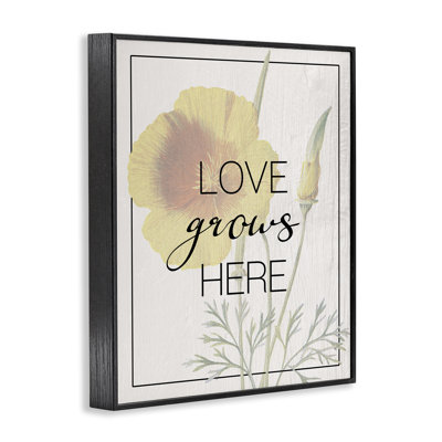 «Vintage Love Grows Here», estampe numérique, design par Lil 'Rue