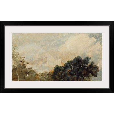 «Cloud Study with Trees, 1821» par John Constable, reproduction d'art