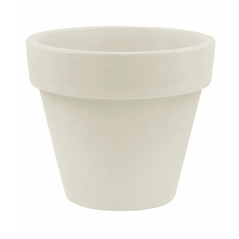 Pot à fleurs en résine Maceta, Glace, H 16,75 po x l 19,75 po x P 19,75 po
