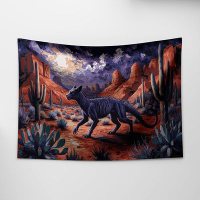Tapisserie murale «Southwestern Animals» Chupacabra 13