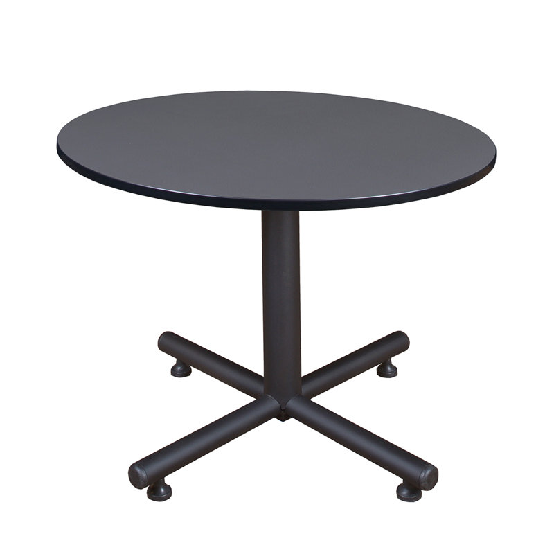 Table de salle de repos Nicklo, Stratifié gris