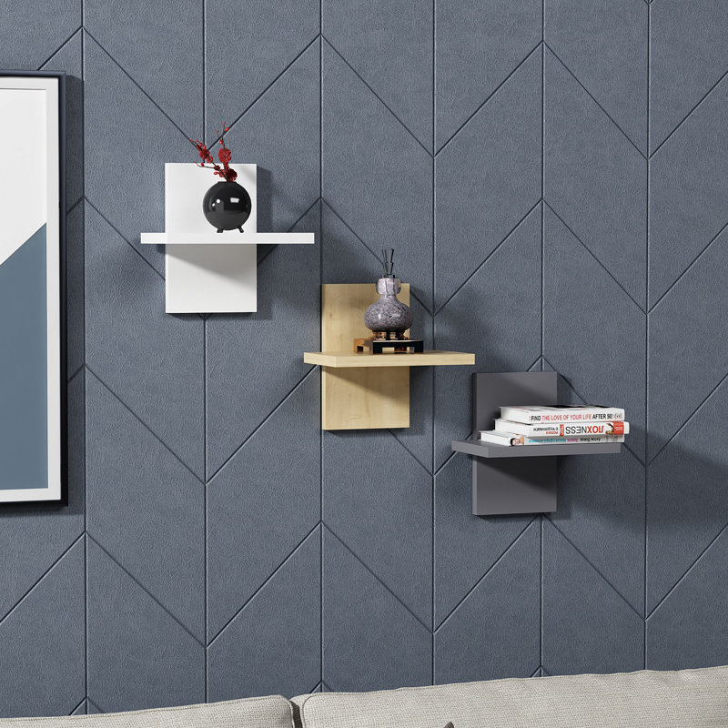 Locelso Floating Shelf, Grey