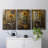 Floral Study  Series  CLXIX  -Premium Gallery Wrapped Canvas Set -Ready to Hang-780046703