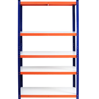 Étagère de rangement robuste de 35,4 po de largeur - H 71 po x P 15,87 po, pour le garage, le garde-manger, le placard, la cuisine, l'organisation de l'entrepôt