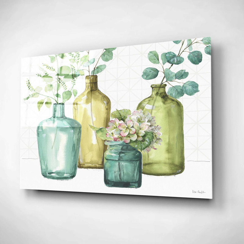 'Mixed Greens LXII' by Lisa Audit, Acrylic Glass Wall Art, 16" H x 24" W x 0.2" D