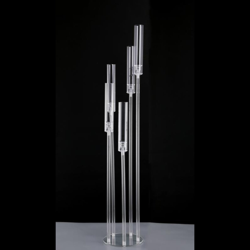 Le Prise™ Milroy 5Arm Acrylic Candelabra For Dinning Table Wedding