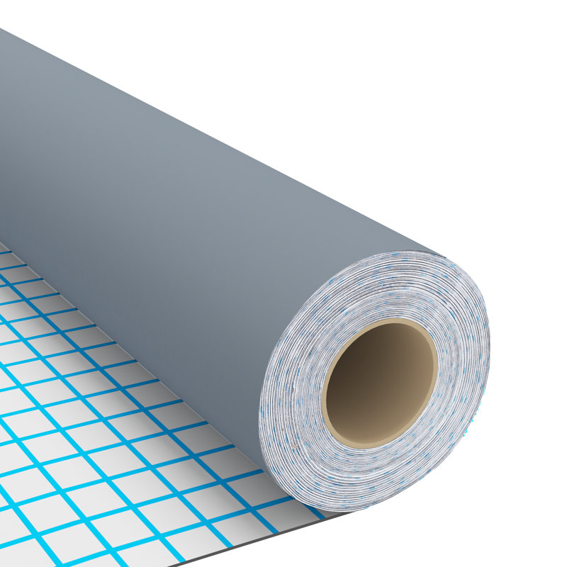 Abdillahi Self-adhesive Furniture Film 500 x 90 cm PVC, Grey