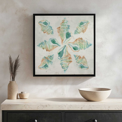 Reproduction d'art sur toile Saltwashed Shells II par June Erica Vess