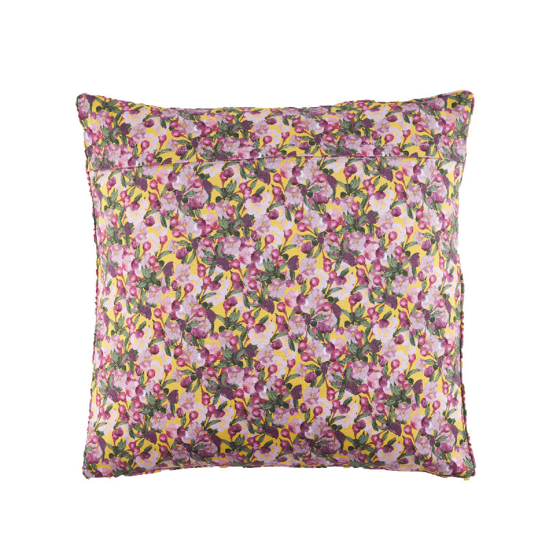 Square Pillow Cover Romance is Dead, Yellow