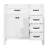 White 36" Bathroom Vanity Base Cabinet. Drawer Storage For Bathroom. Solid Rubber Wood & . Modern Fixture. Freestanding. Assembly Required Cabinet Base. With Drawers. Freestanding Ornament-1353694844
