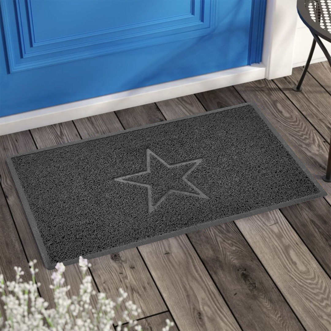 Non-Slip Geometric Indoor / Outdoor Doormat