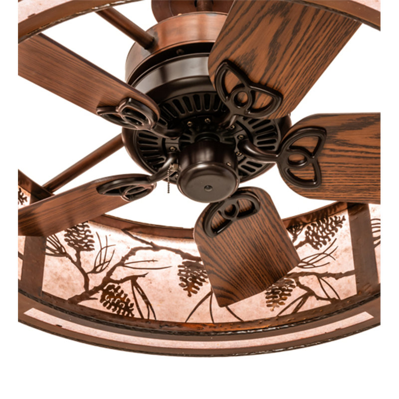 Whispering Pines LED Downrod Ceiling Fan