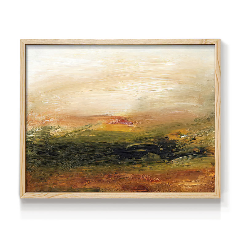 «Lingering Light I», impression encadrée, H 8 po x l 10 po, Naturel