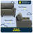 Serta Copenhagen 73" Rolled Arm Sofa, Easy Care Fabric, Soft Pillow Back, Pocket Coil Seat Cushions-25783359