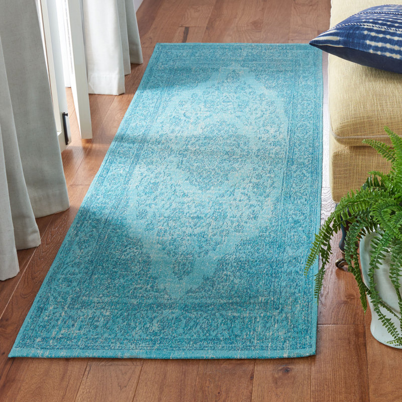 Speer Cotton Oriental Rug, Runner 2'4" x 10'