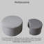 Ensemble de tables basses gigognes en mousse Vetsa-115762732