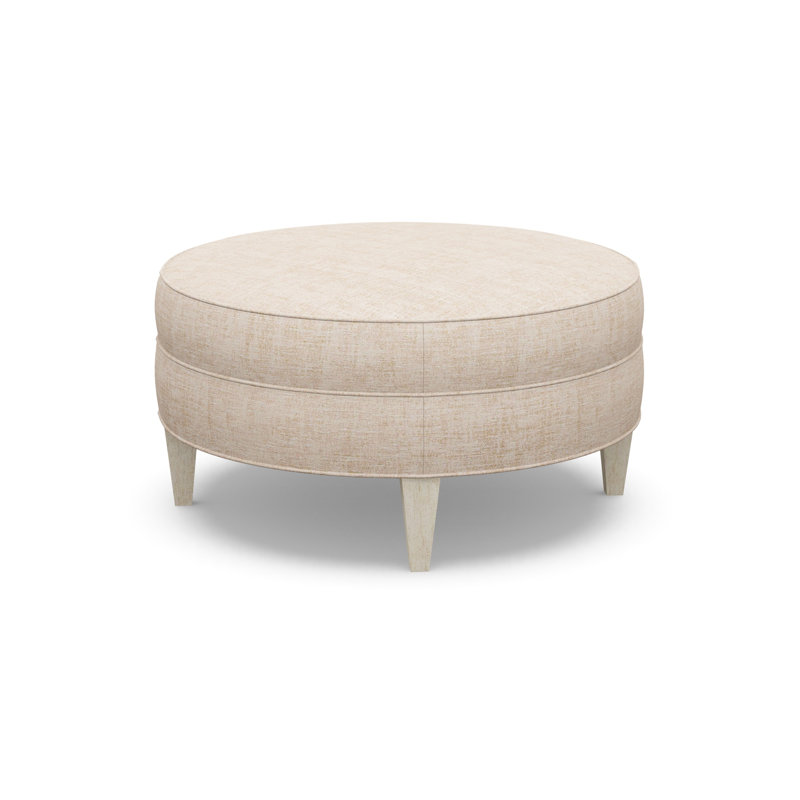 Round Ottoman, 9637-77, Sandstone