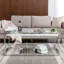 Table basse moderne en verre l 44 po pour le salon Lennert
