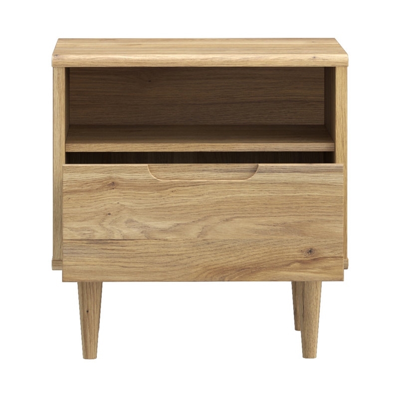 SHERBROOKE 54.8cm W Manufactured Wood Bedside Table