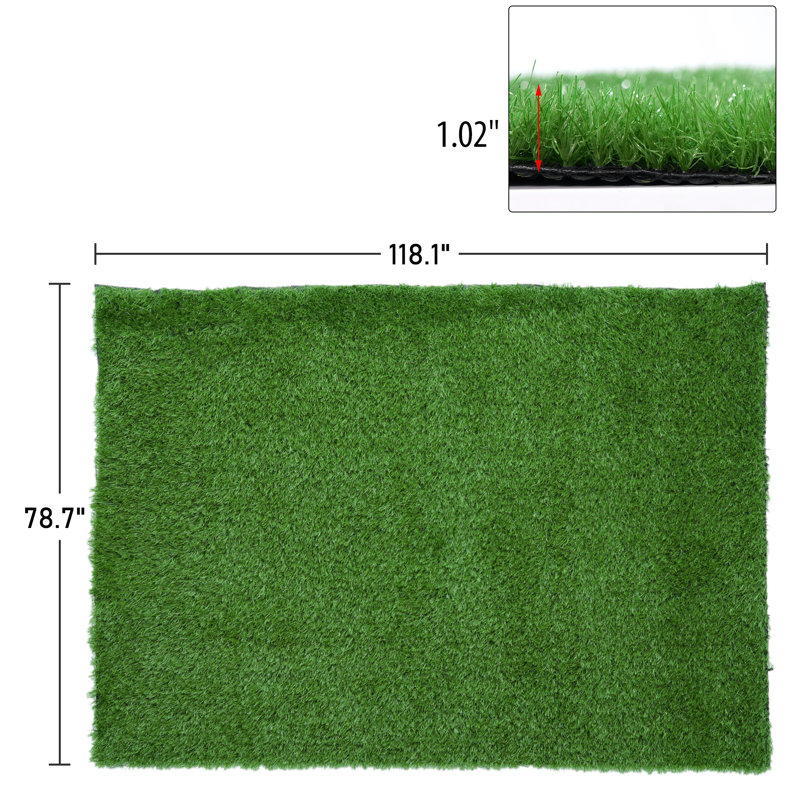 Tapis gazon artificiel d'extérieur Metaoutdoor, L 118,1 po x P 78,7 po
