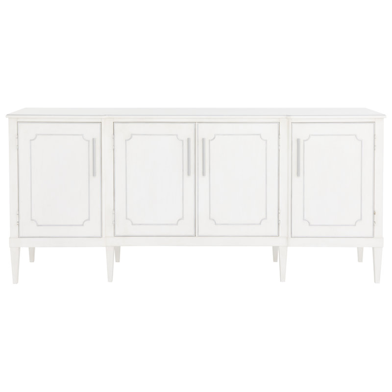 Camille Credenza, Linen/Antique Pewter