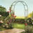 Adaleen 135cm W x 39cm D Metal Arbour in Black