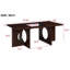 Table basse contemporaine 47 "avec plateau en verre trempé transparent Chaumont-1224657500