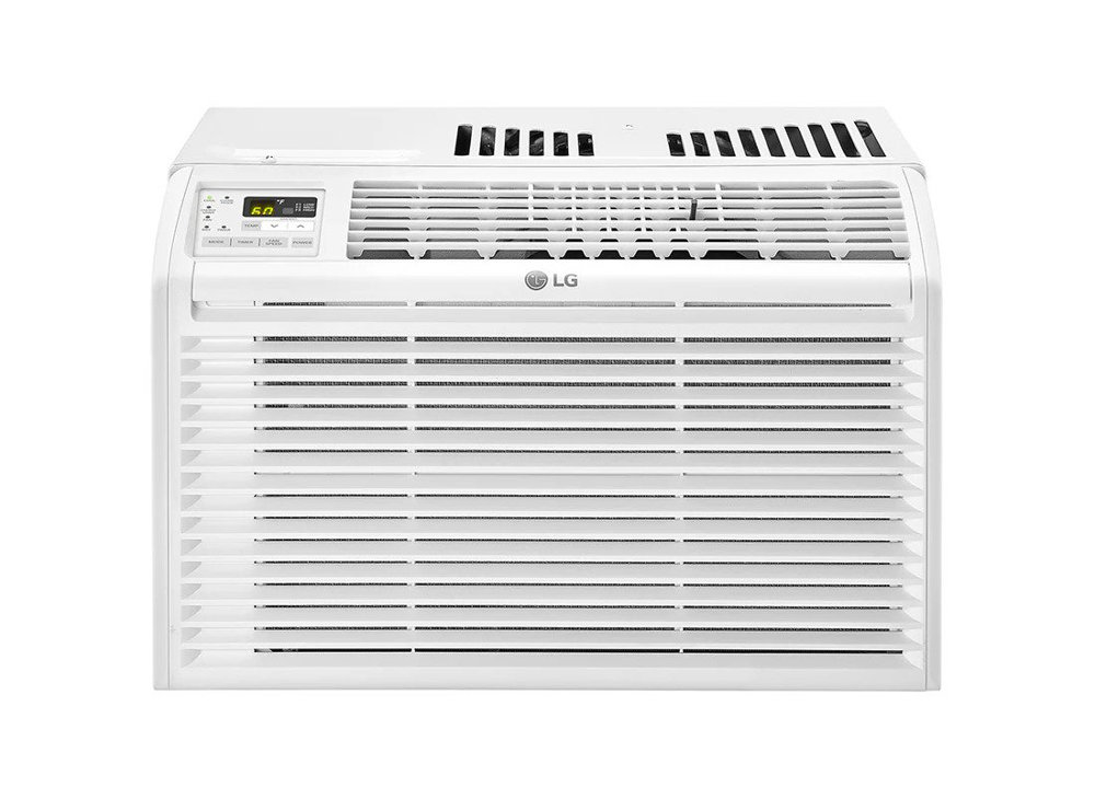 LG 6,000 BTU Window Air Conditioner, Cools 250 Sq. Ft., 10' x 25' Room Size, Quiet Operation