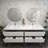 84" Wall-Mounted Double Sink Bathroom Vanity Set-70056030