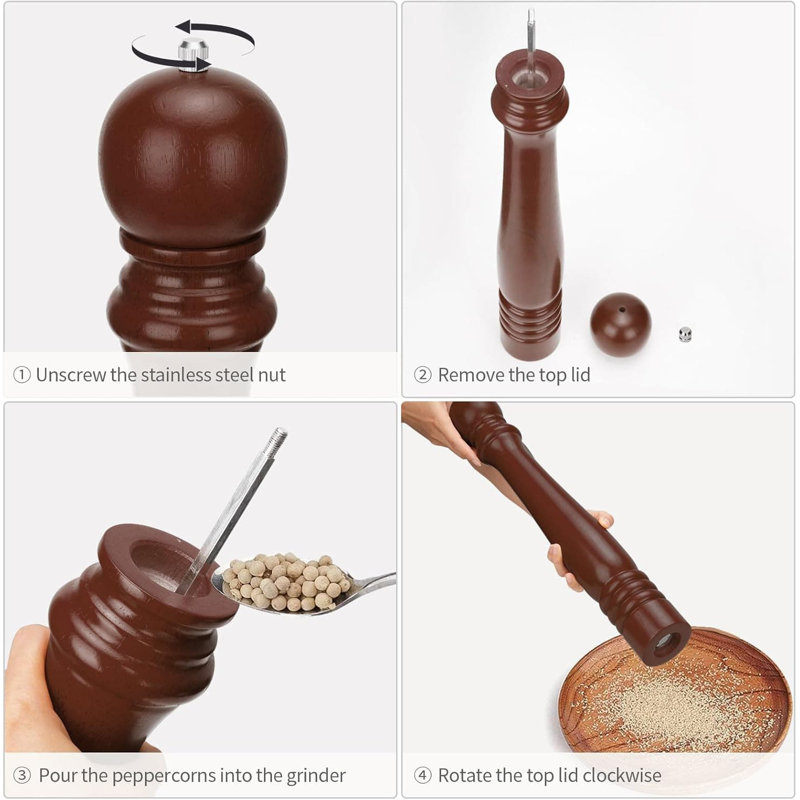 Brand Wood Pepper Mill
