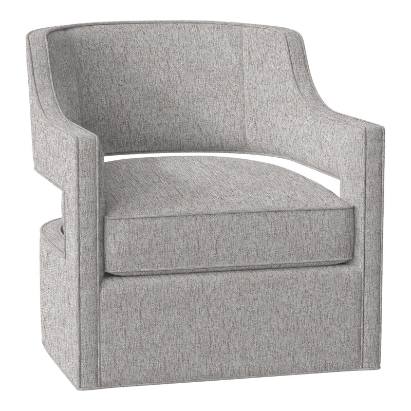 Fauteuil pivotant l 29,5 po Phoebe, 9508 polypropylène fumée / oléfine