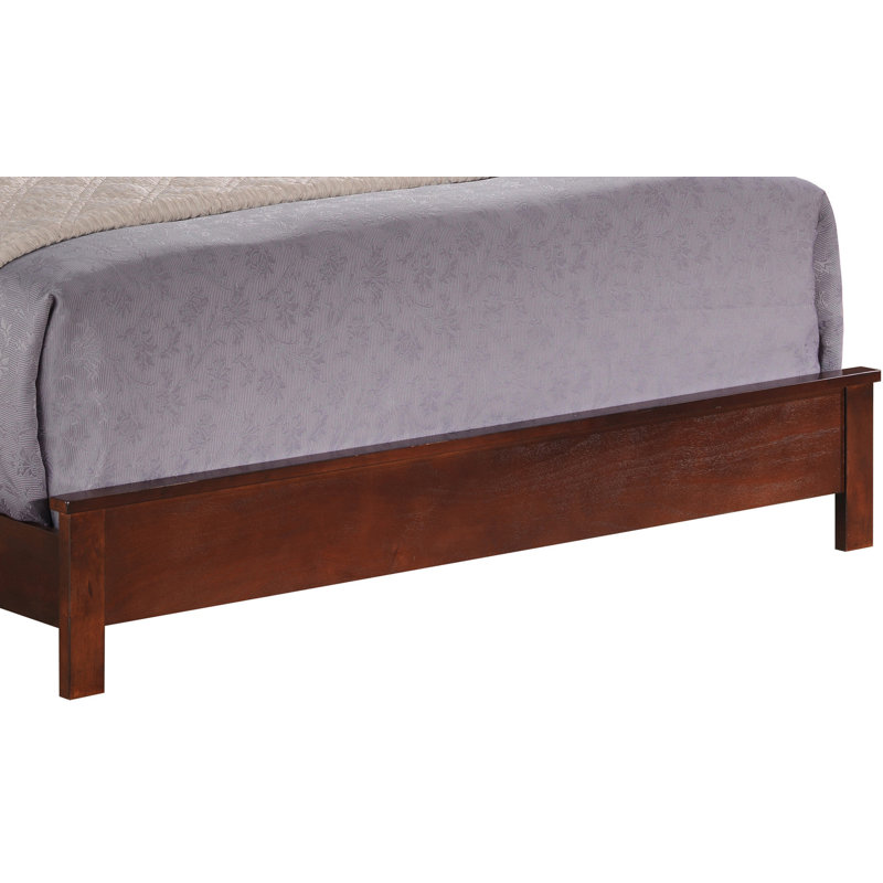 Elegant Cherry Transitional Queen Bed