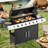 6-burner Propane Gas Grill With Side Burner