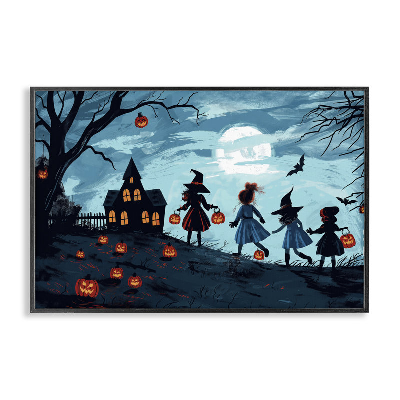 Giclée encadrée, dessin par Wumples, Giclée encadrée noir minuit, H 20 po x l 30 po