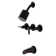 NuvoFusion Dual Function Volume Tub and Shower Faucet with with Rough-in Valve