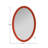 Varsha Oval Glossy Red Mirror-348831320